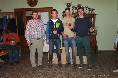 Vereinswertung 5. Rang: Bergrettung mit Michael Schlick, Florian Aigner, Christian Griessner und Balthasar Laireiter (nicht im Bild)